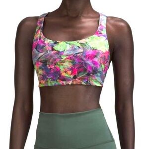 NWOT! LULULEMON 🍋 Wunder Train Bra Vivid Floral Size 8